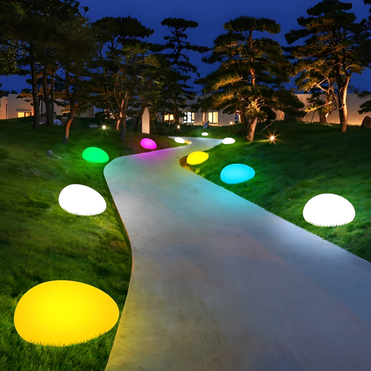 Sakura – Solar-LED Gartenleuchte in Steinoptik