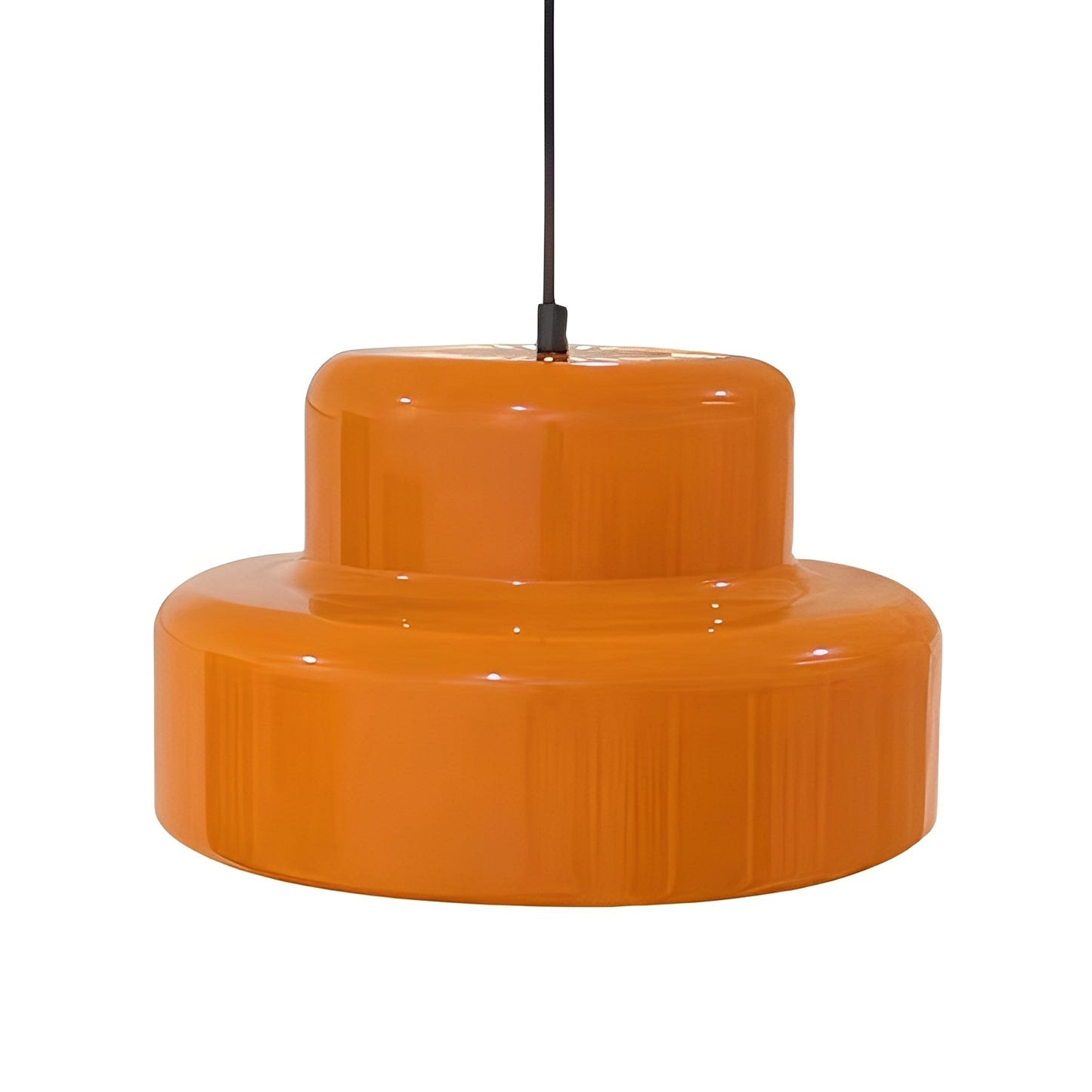 Olenya – Nordische Vintage Orange Pendelleuchte