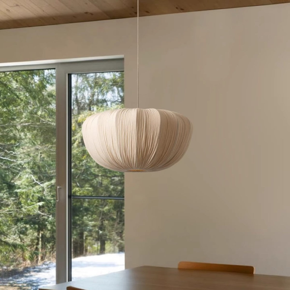 Kizia – Wabi-Sabi Stoff-Hängeleuchte