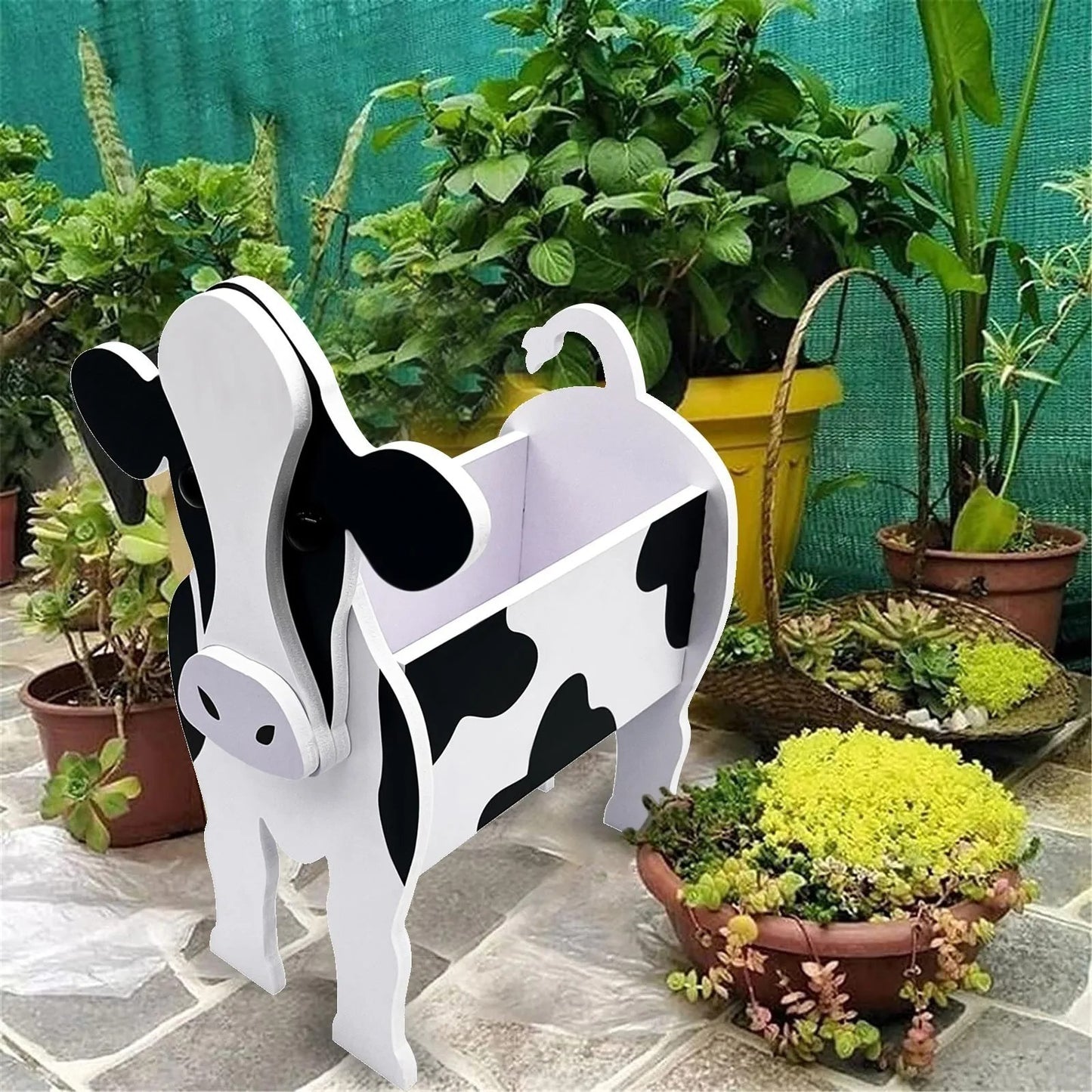 Mooma – Garten-Blumentopf in Kuhform zum Selberbauen