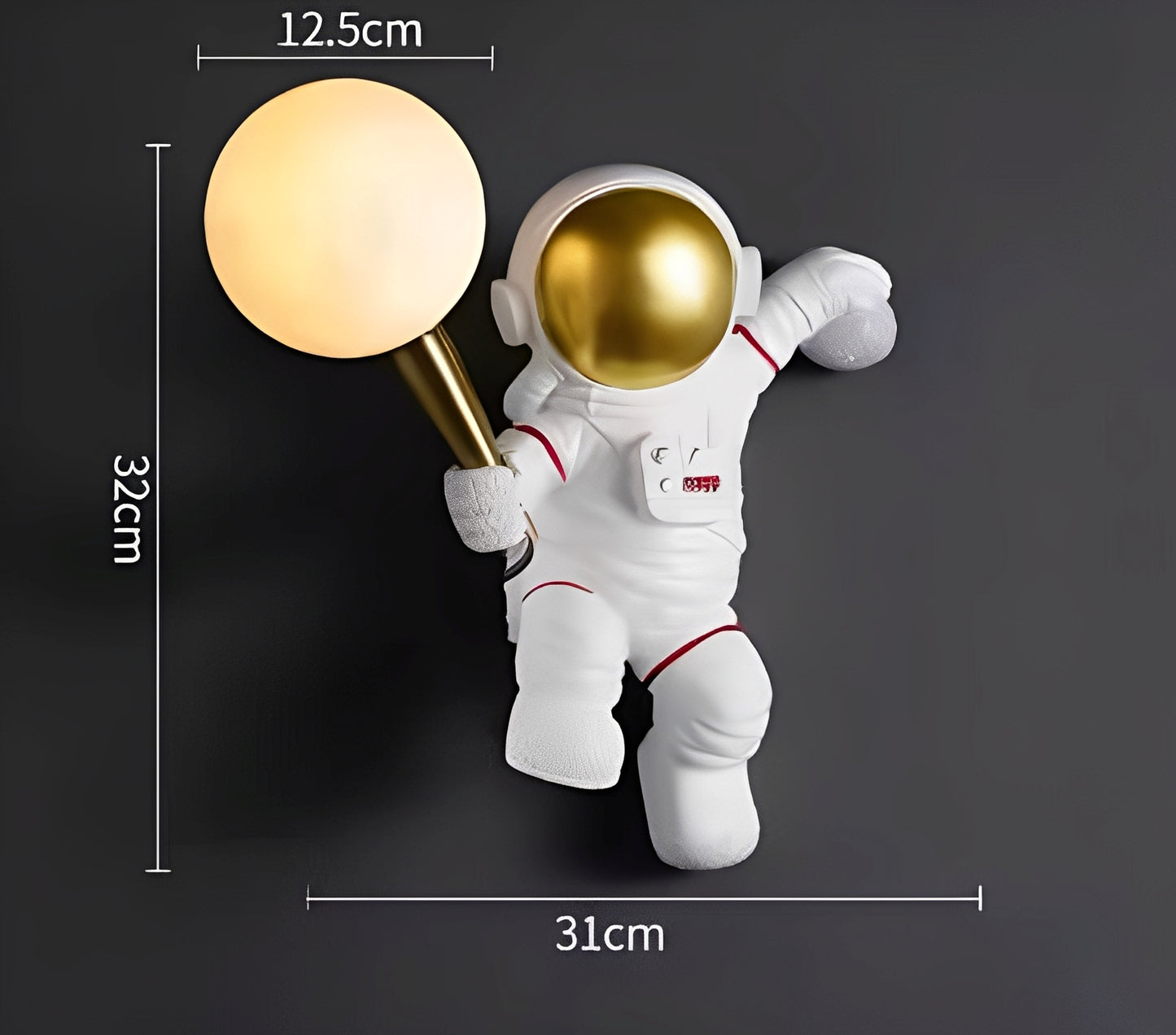Astrolino – Kreative Astronauten-Wandleuchte