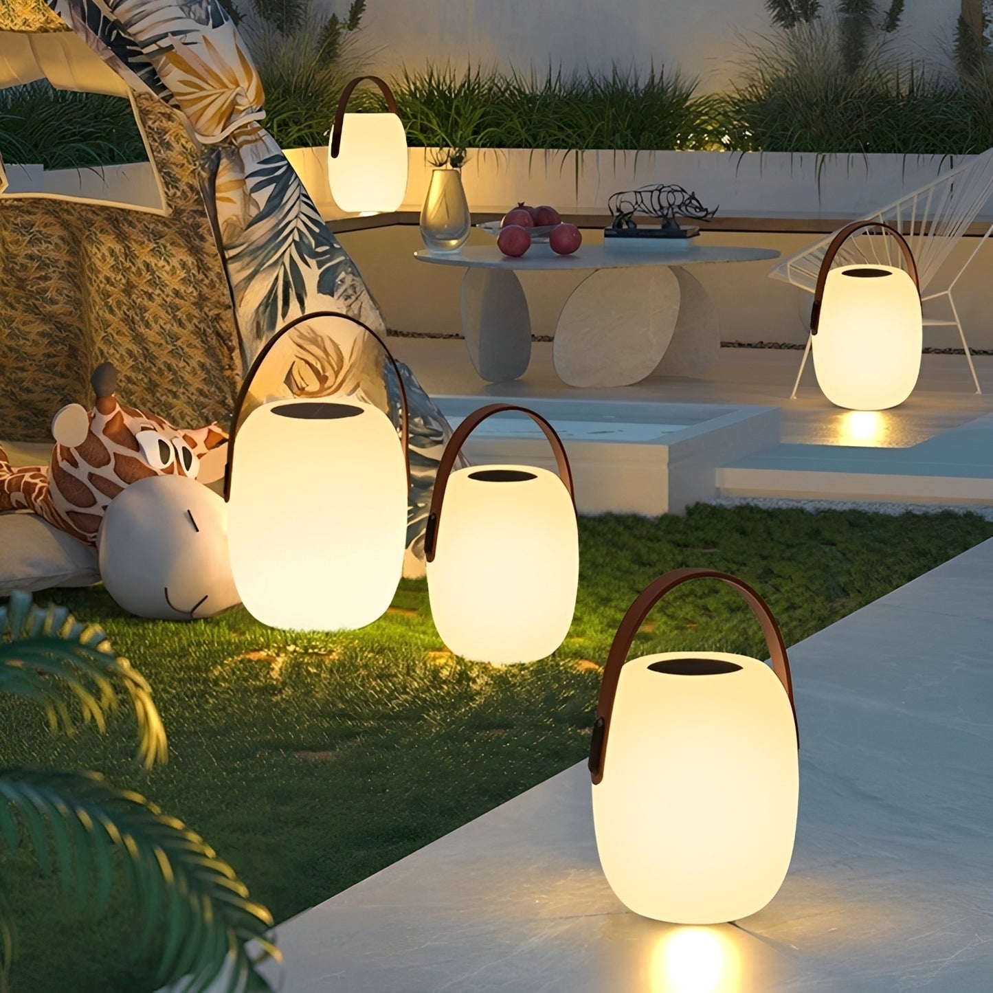 Solin – Tragbare Solar-Gartenleuchte