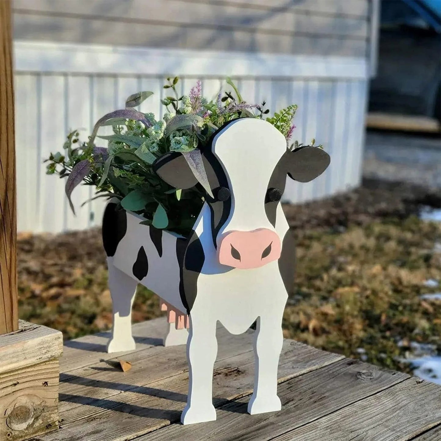 Mooma – Garten-Blumentopf in Kuhform zum Selberbauen