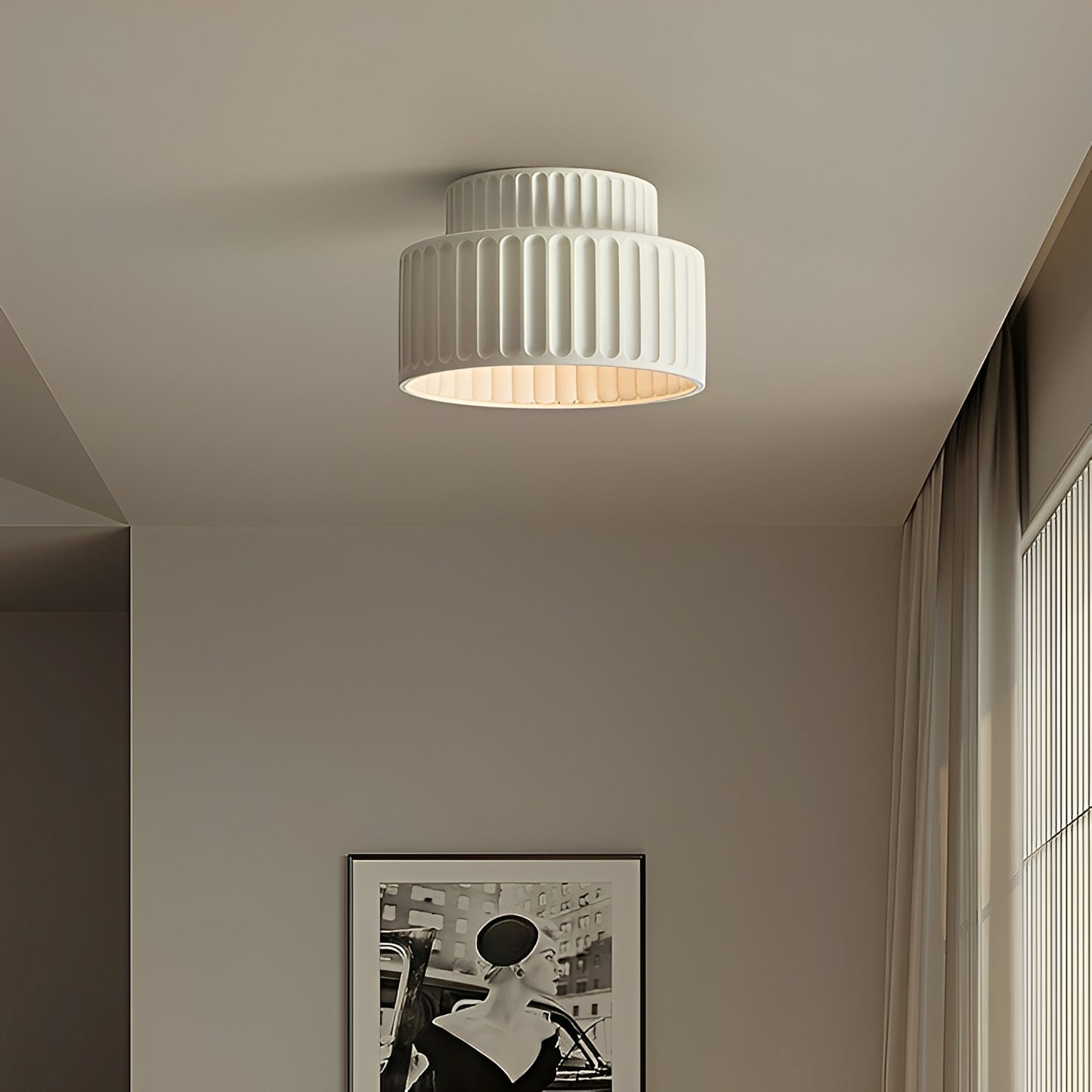 Coralie – Cream-Style LED-Deckenleuchte