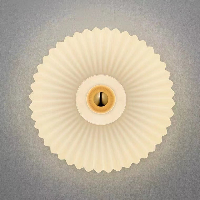 Millie – Französische Mid-Century Glas-Wandlampe
