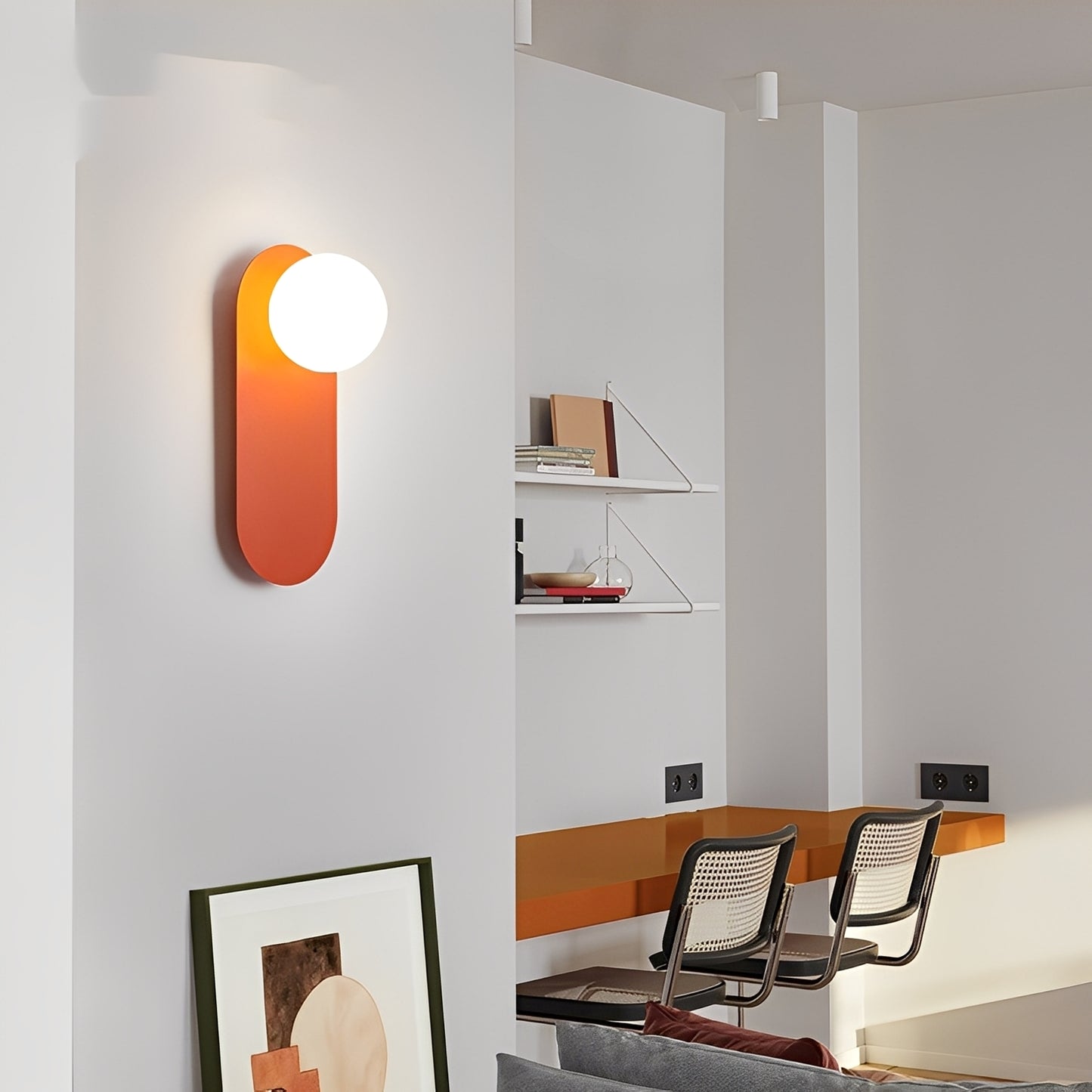 Lucie – Ovale Wandlampe