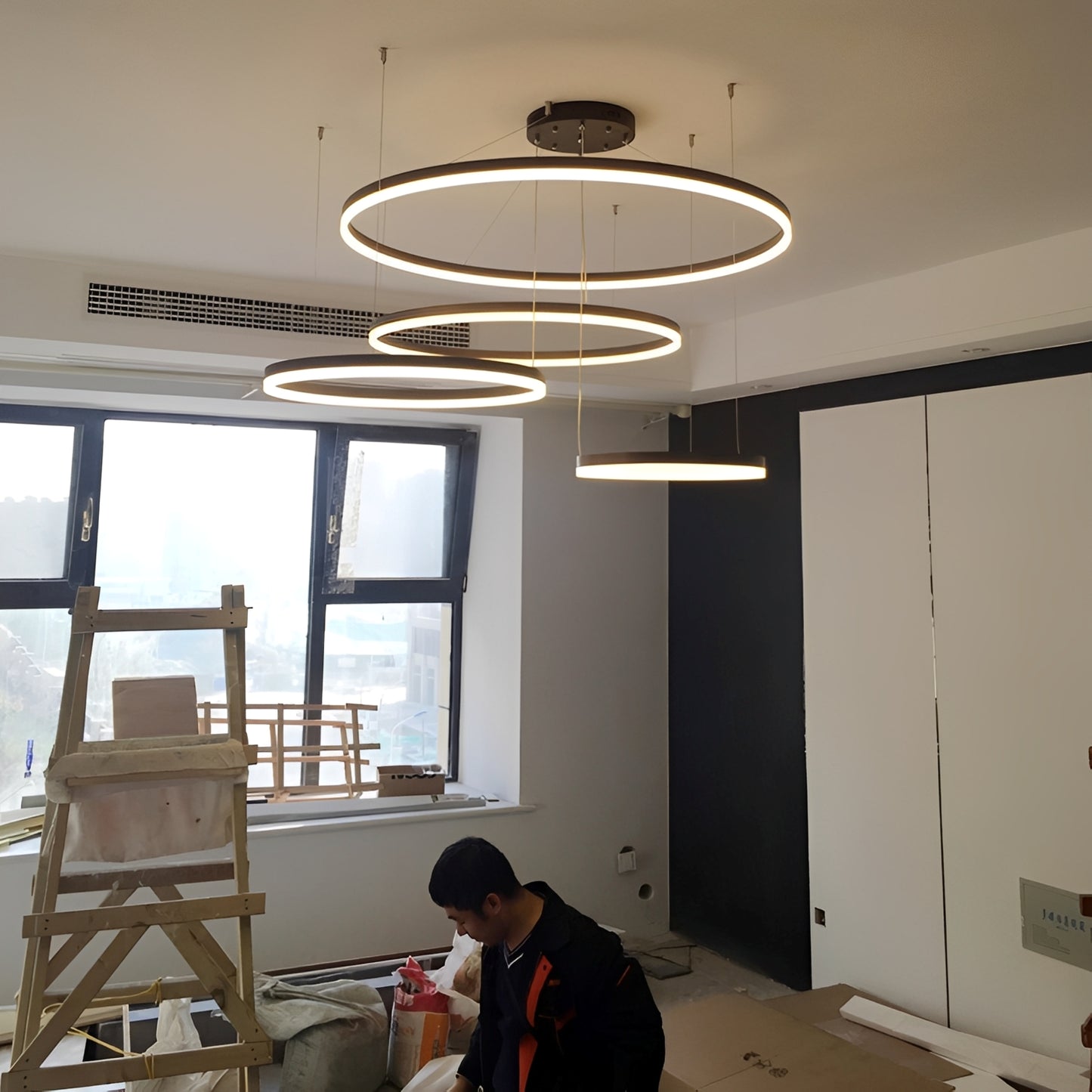 Kazumi – LED Ring Design-Kronleuchter