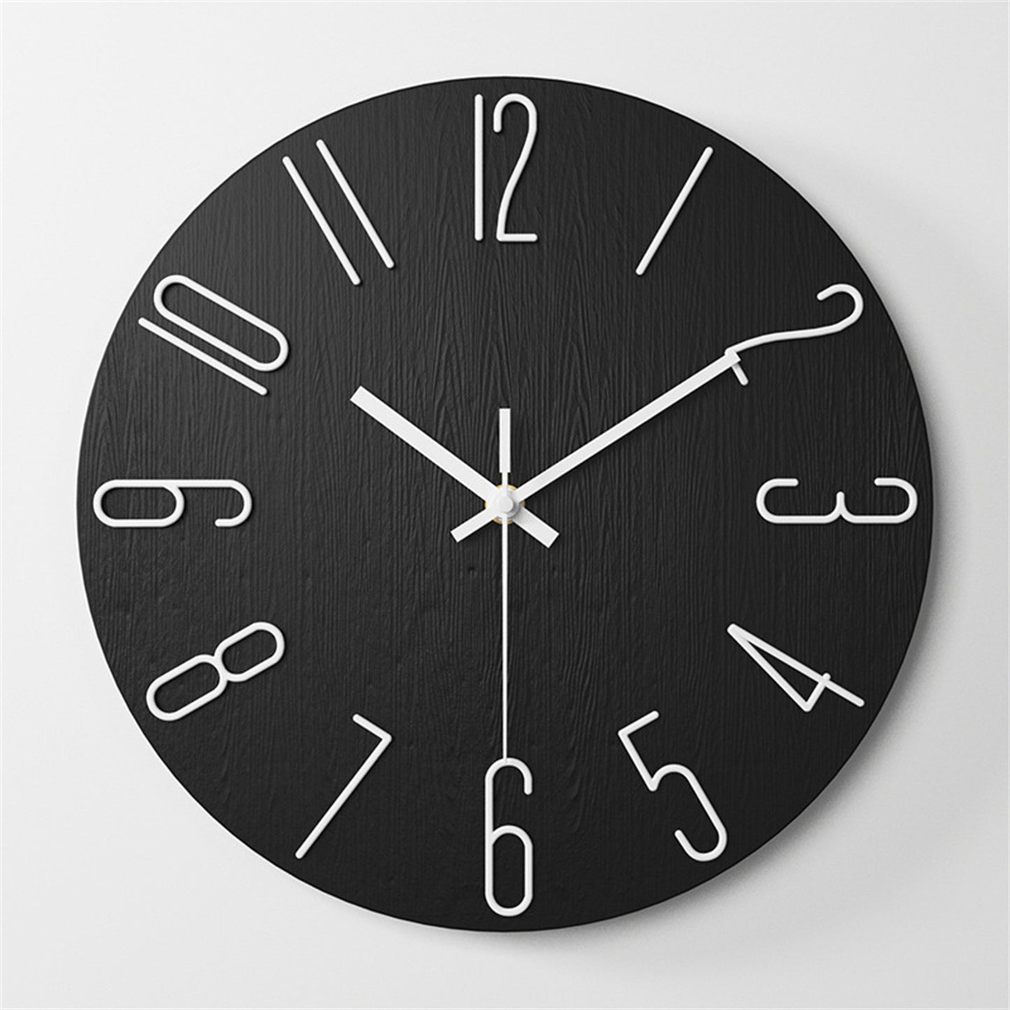 Rustom – 12-Zoll Wanduhr für Wohnzimmer