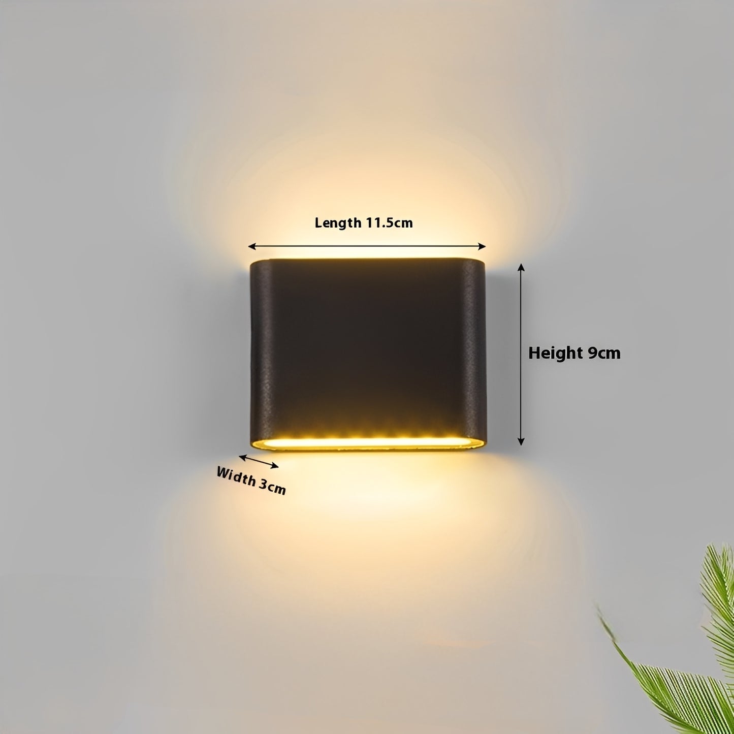 Avela – Schlichte LED Außen-Wandleuchte