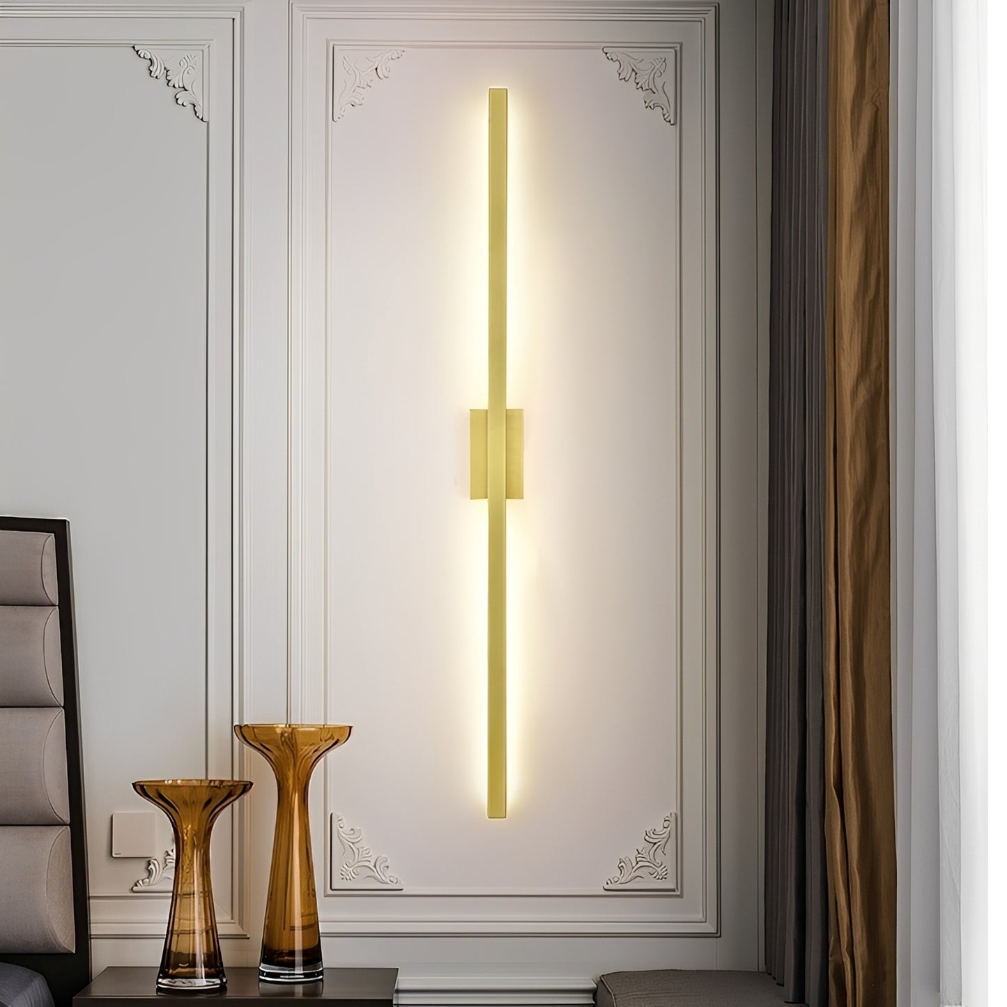Yela – Minimalistische Lichtleisten-Wandleuchte