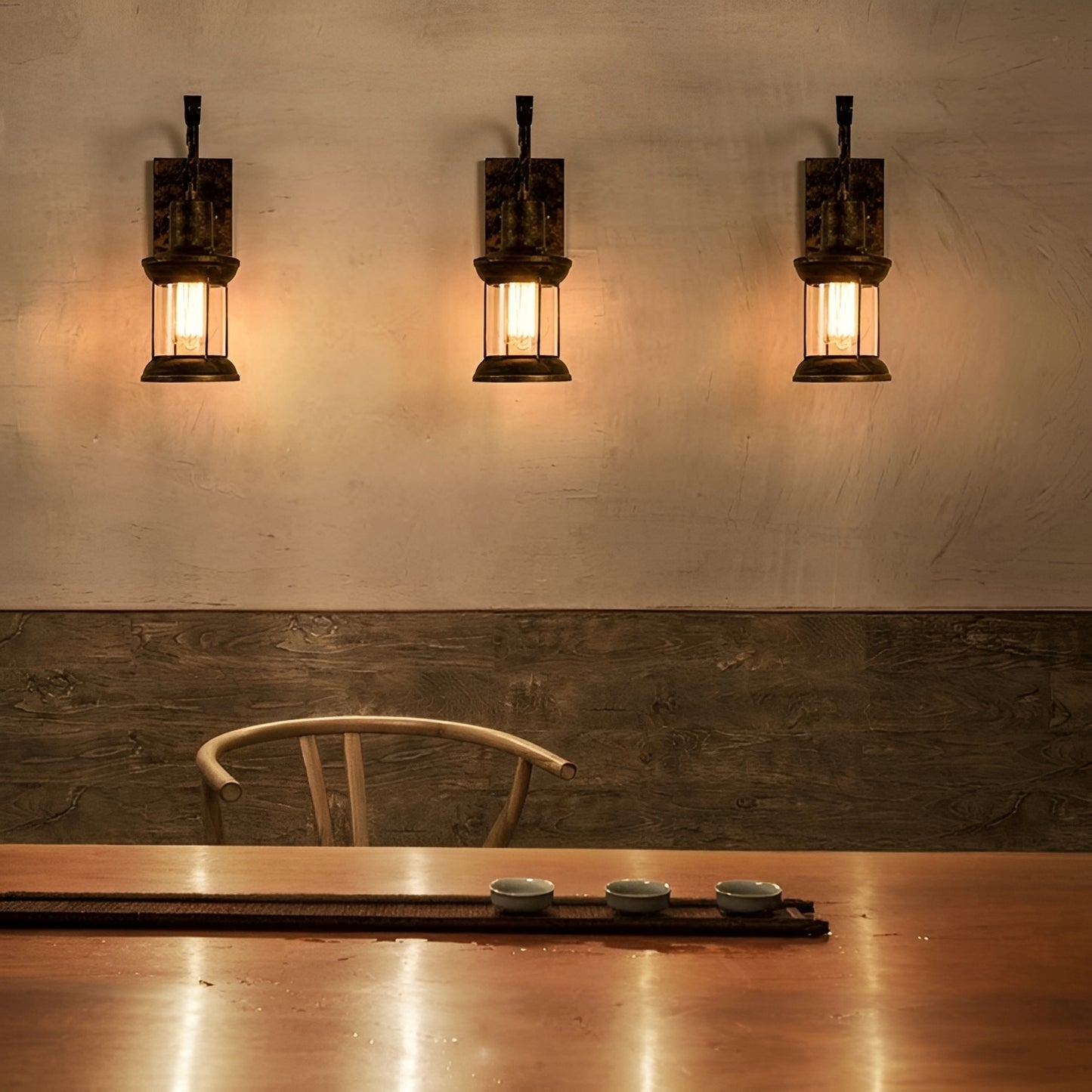 Lukas – Wandlampe im Retro-Industriestil