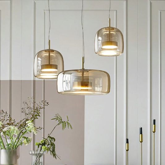 Finn – Elegante Glas-Deckenleuchte
