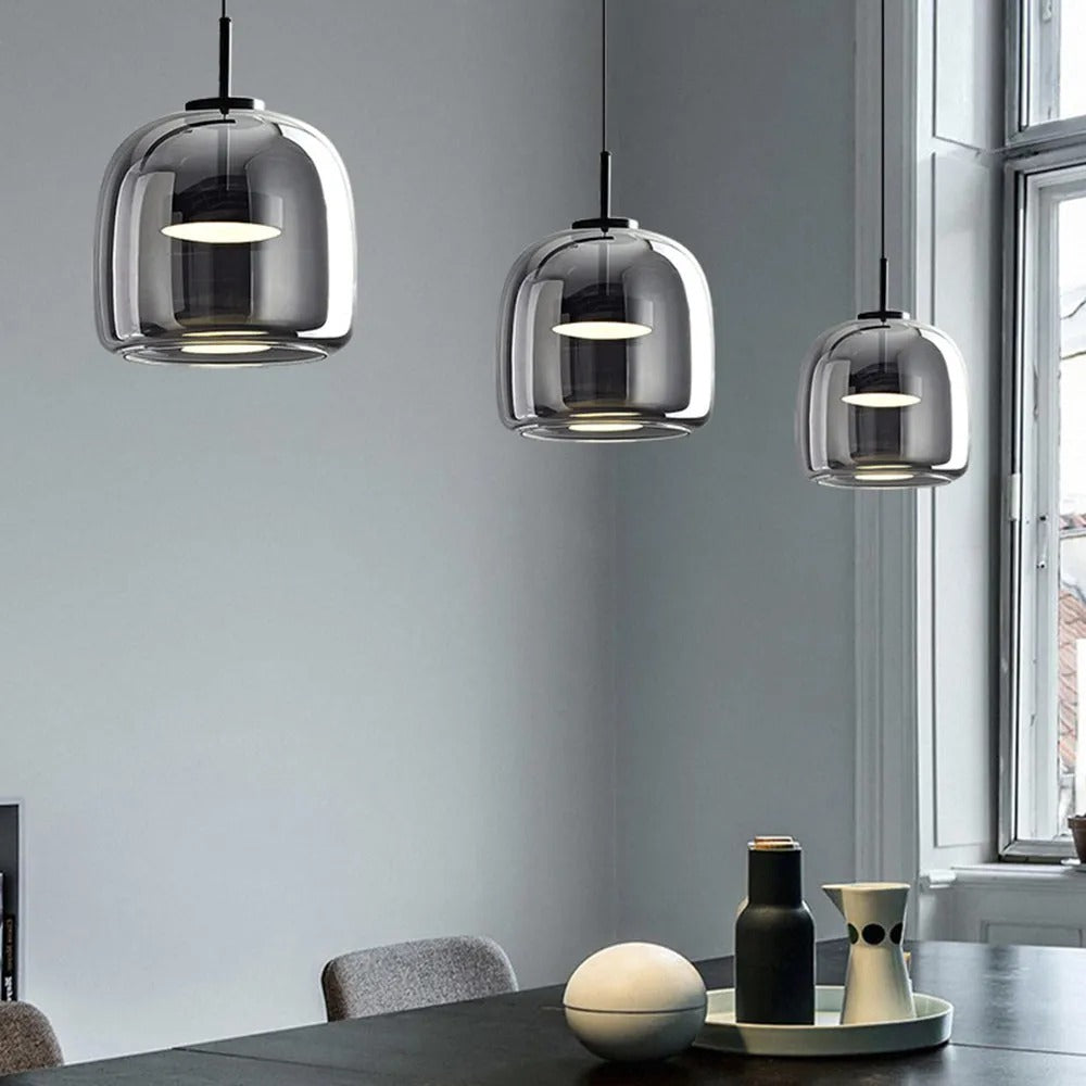 Finn – Elegante Glas-Deckenleuchte