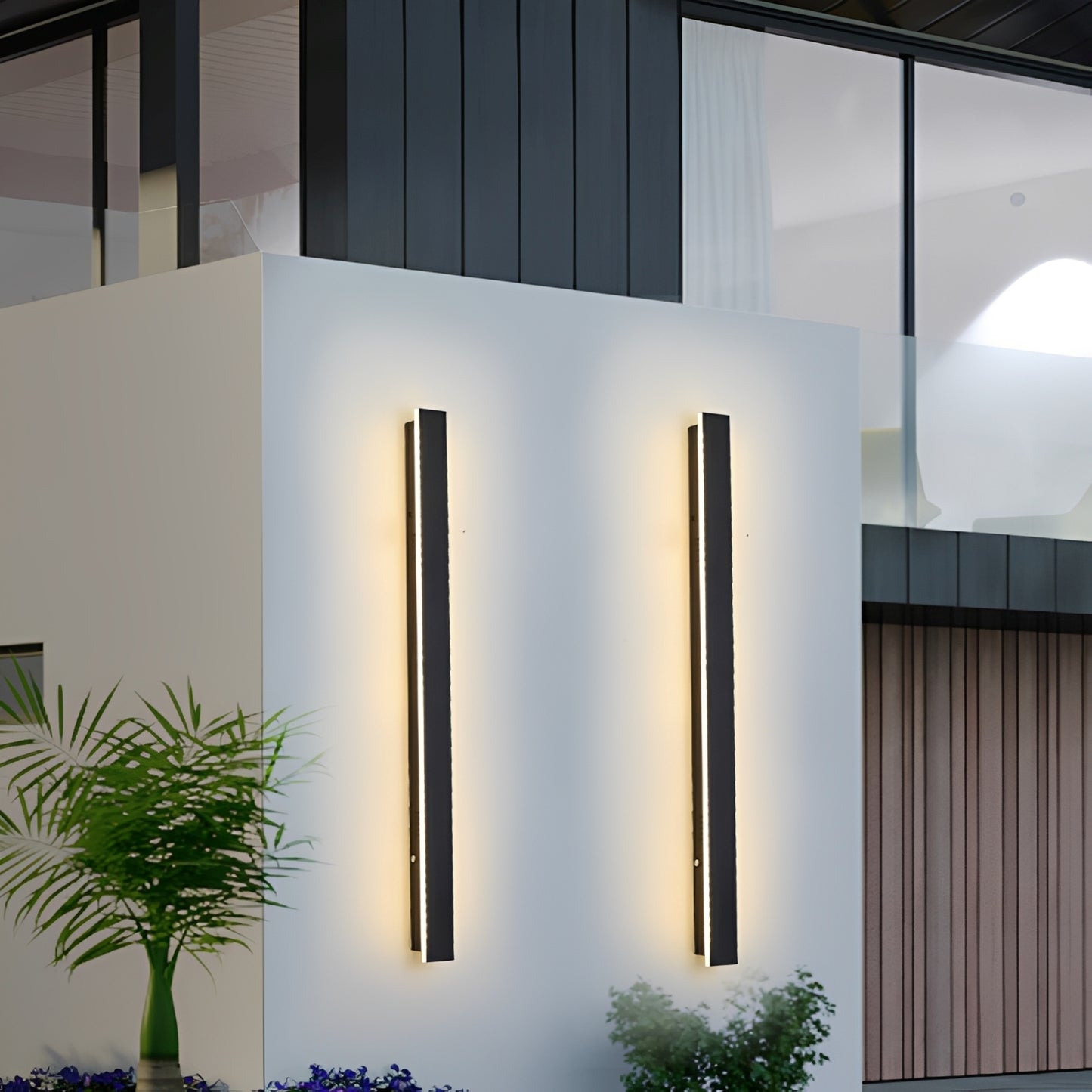 Stria – Minimalistische LED-Außenwandleuchte