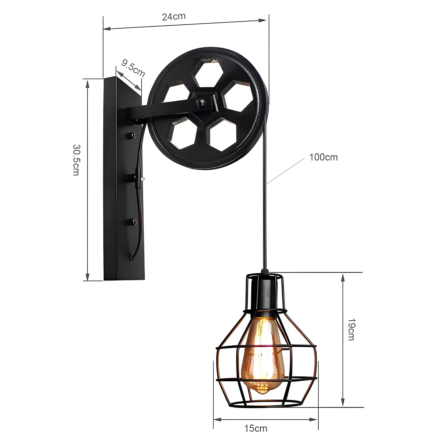 Tessa – Individuelle Wandlampe