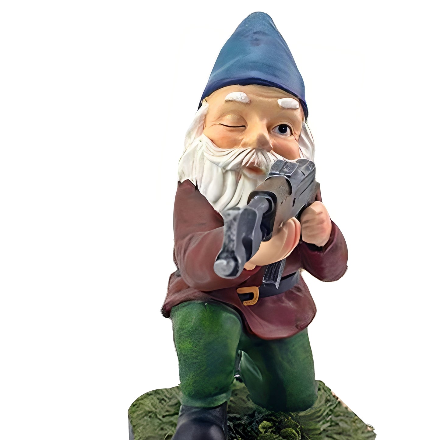 Fritz – Funny Garden Gnome in Camouflage Uniform
