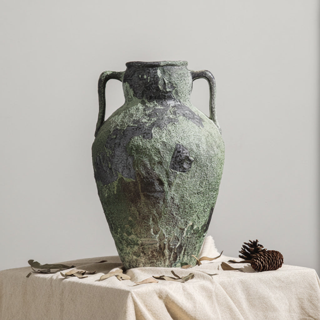 Maya – Handgefertigte Steingutvase