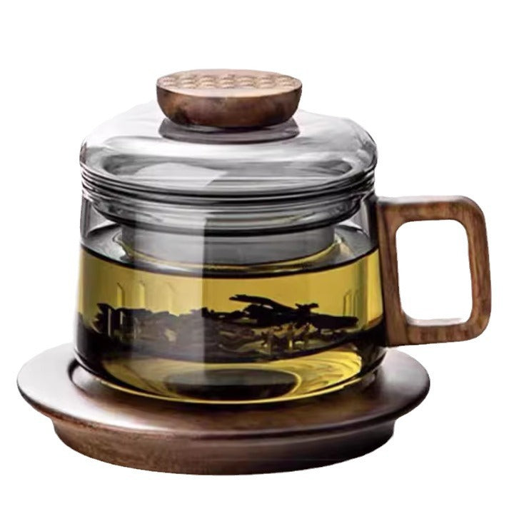 Leandro – Moderne Borosilikatglas-Tasse