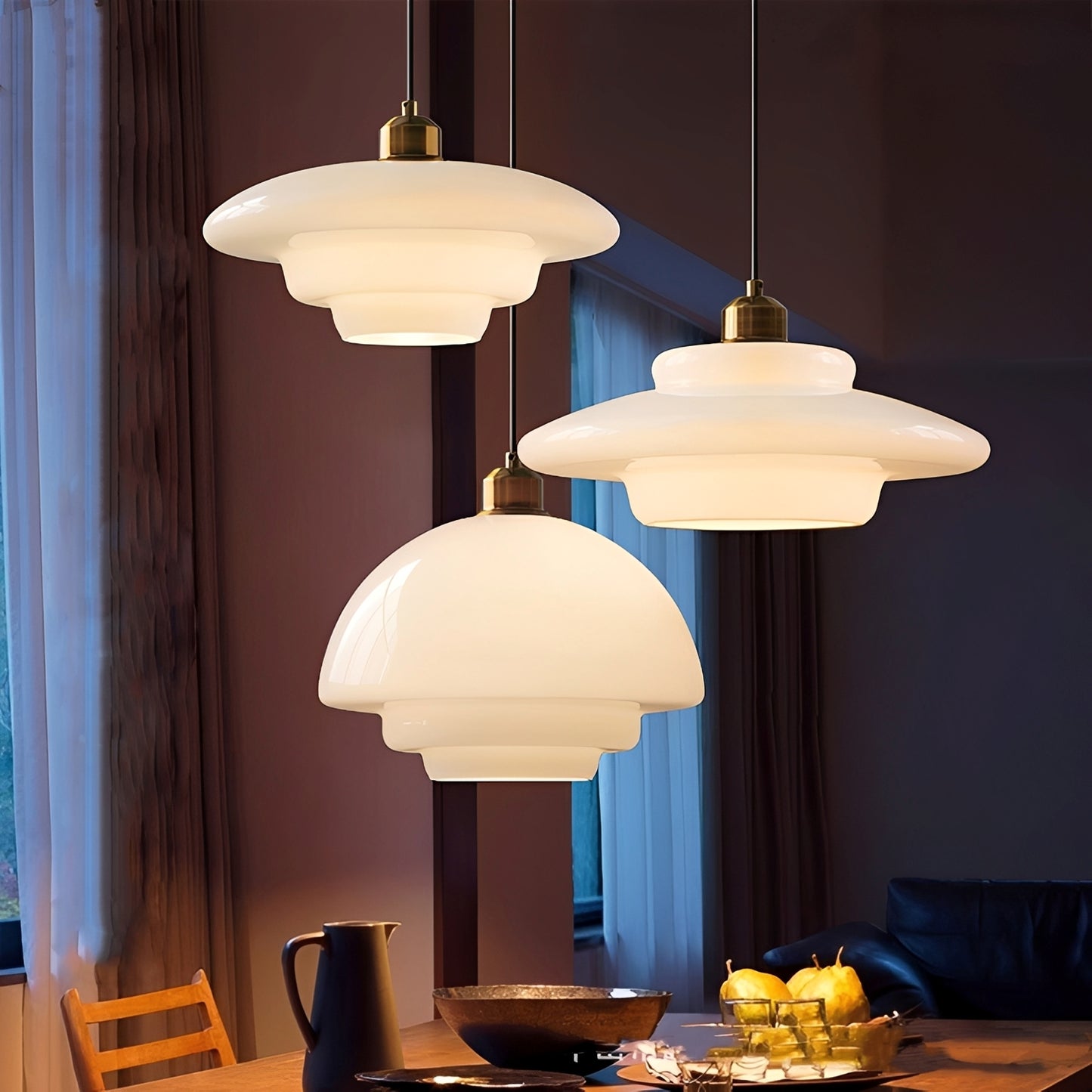 Helena – Minimalistische Glas-Kronleuchter