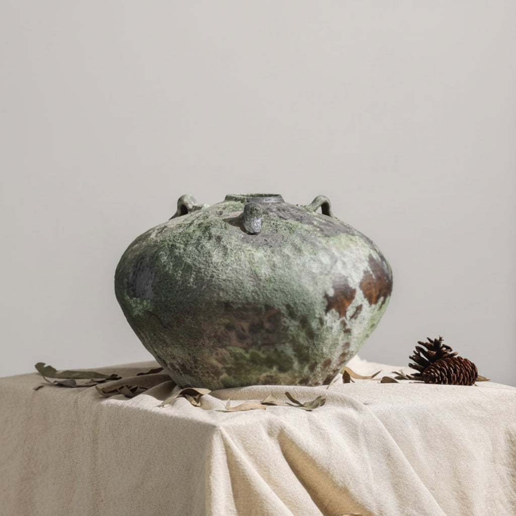 Maya – Handgefertigte Steingutvase