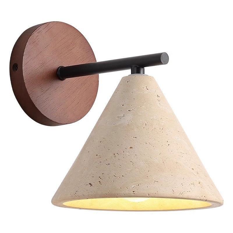 Tavio – Travertin Wabi-Sabi Wandleuchte
