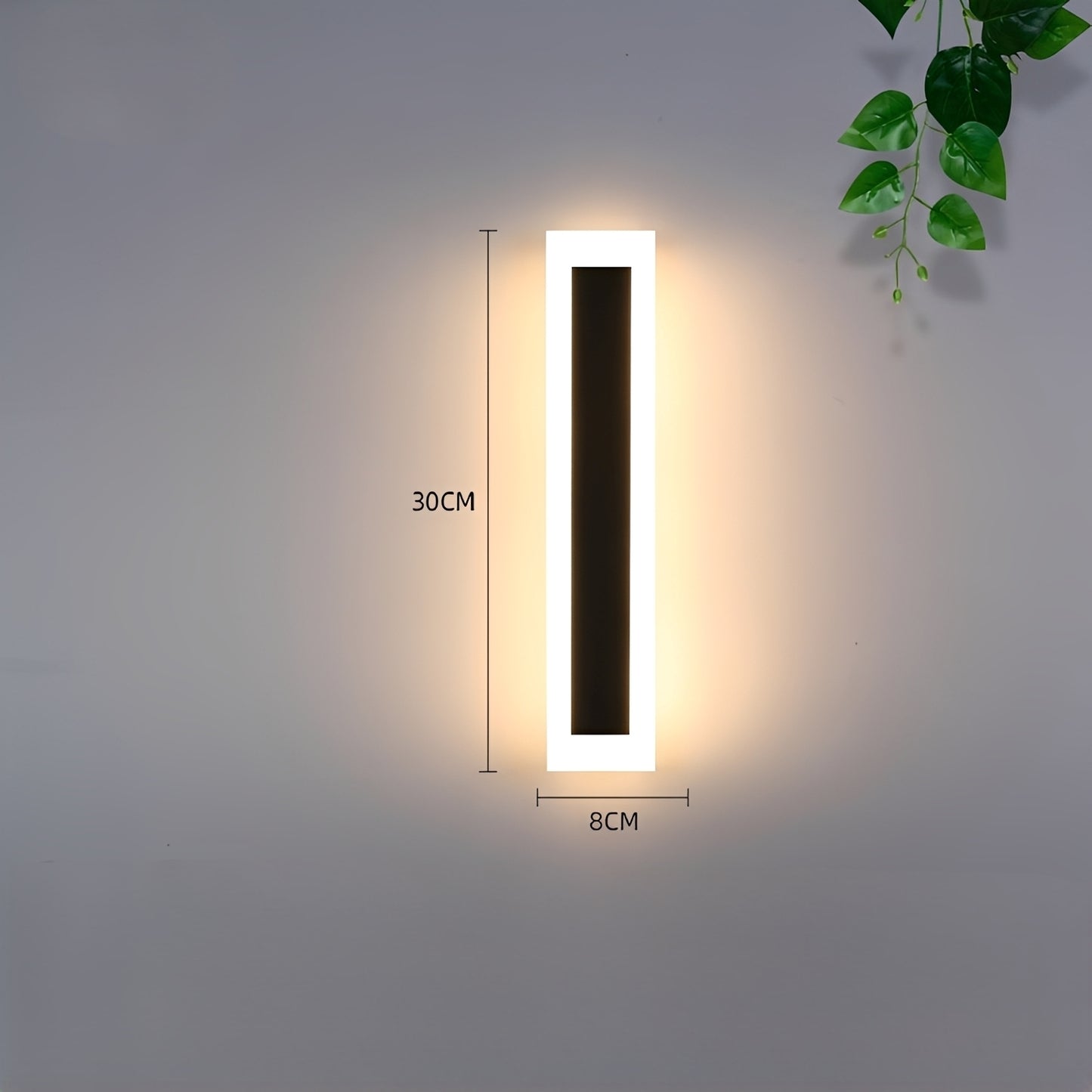 Stria – Minimalistische LED-Außenwandleuchte