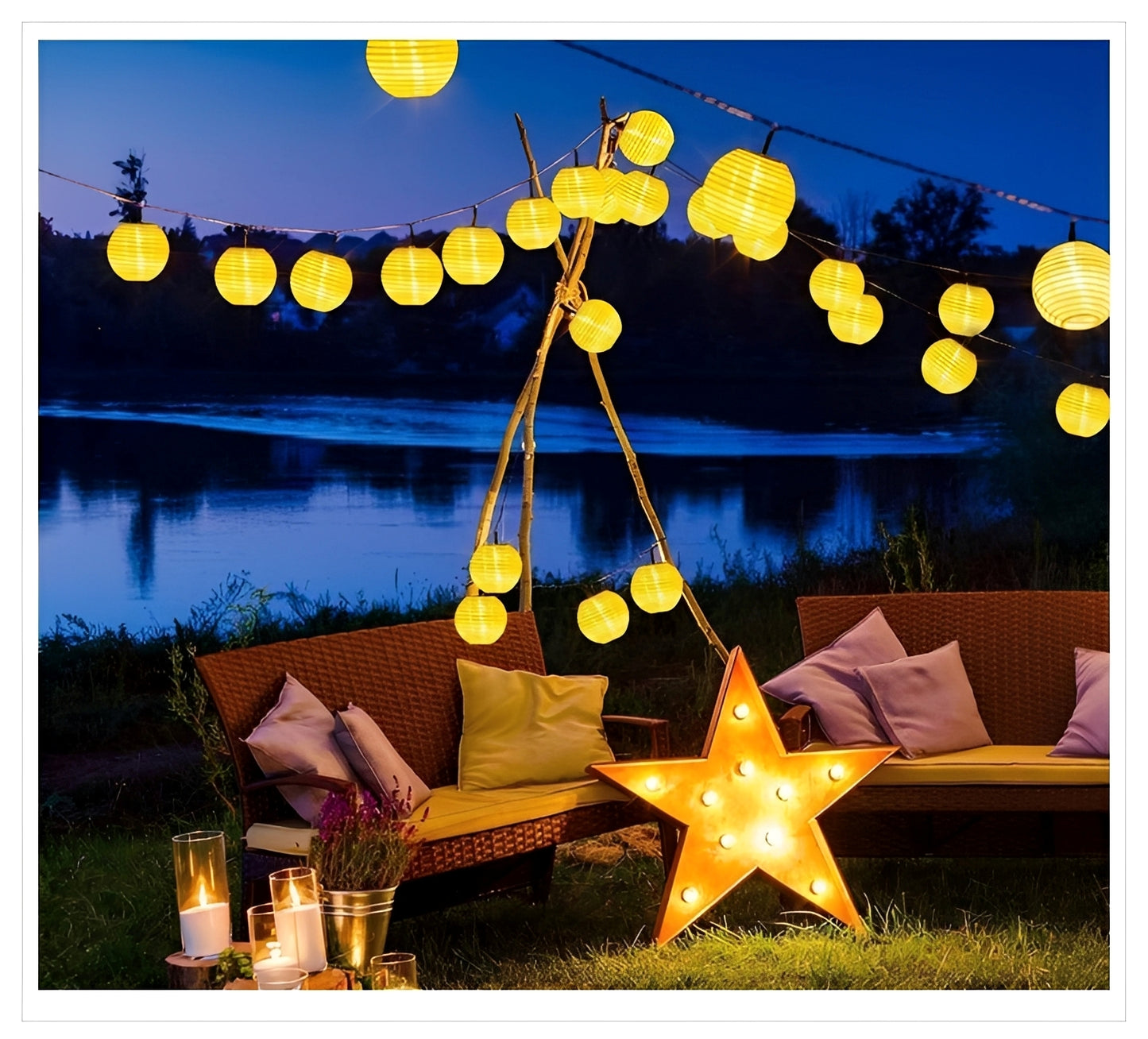 Nori – Solar Gartenlaternen Lichterkette