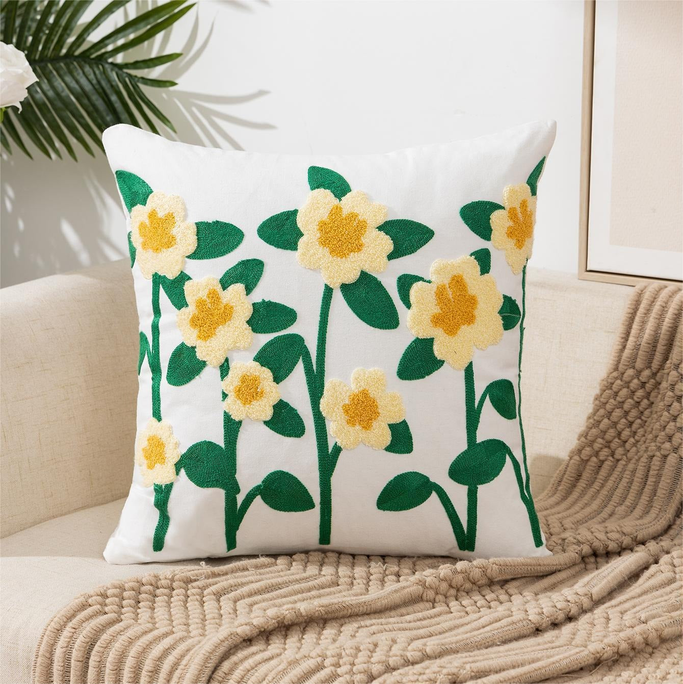 Luna – Pastoral Stil Sofa-Kissenbezug