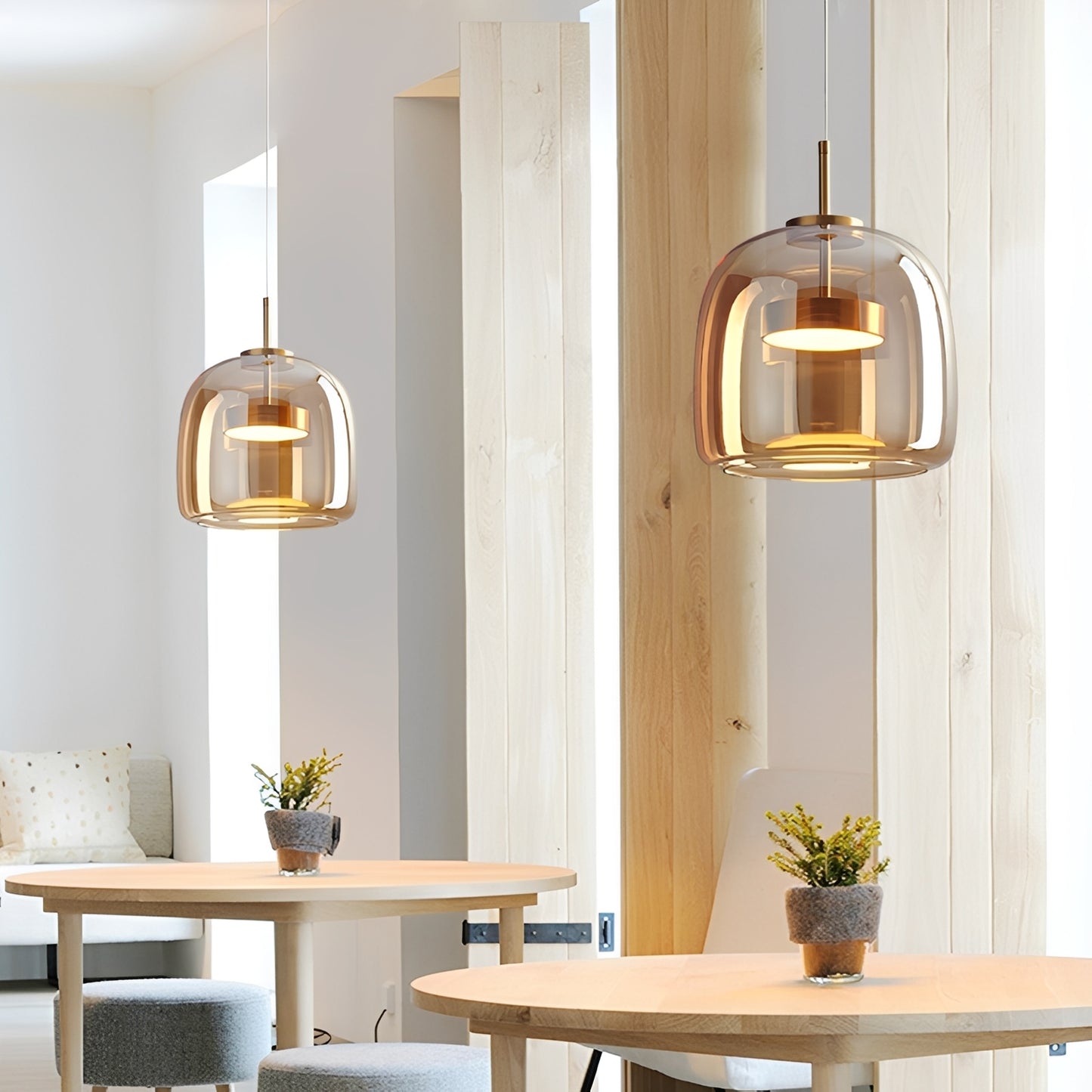 Giulia – Italienische LED Glas-Deckenleuchte