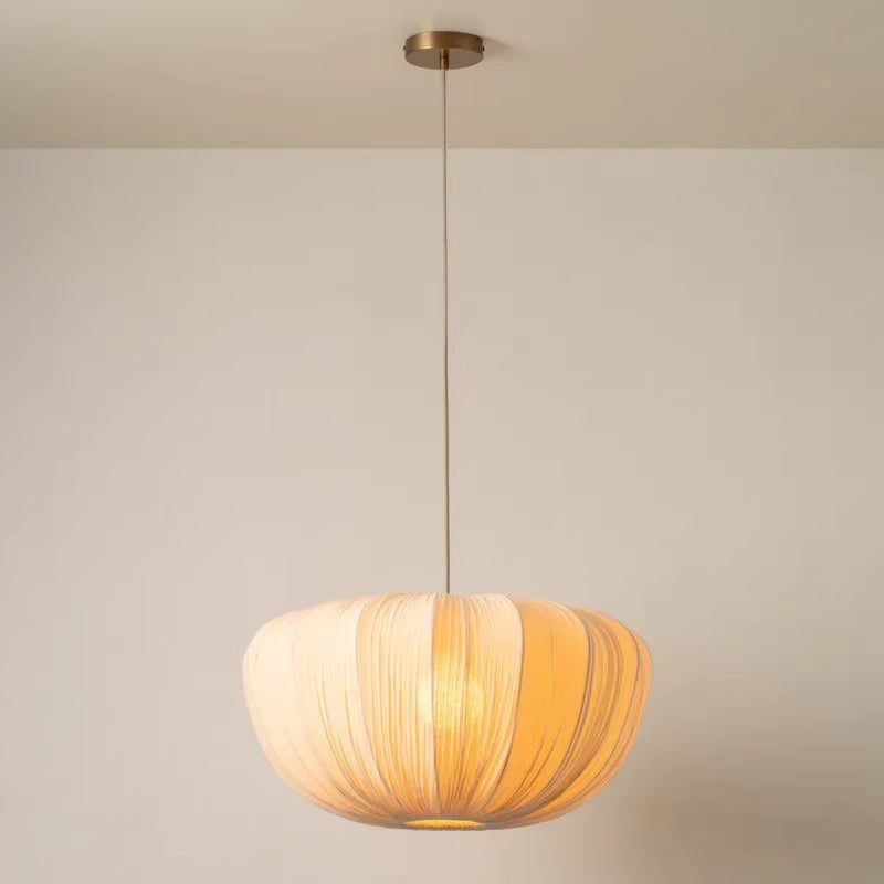 Kizia – Wabi-Sabi Stoff-Hängeleuchte