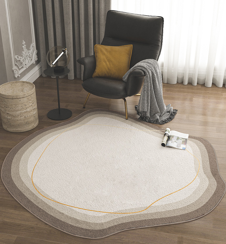 Ivara – Geometrischer Plüschteppich