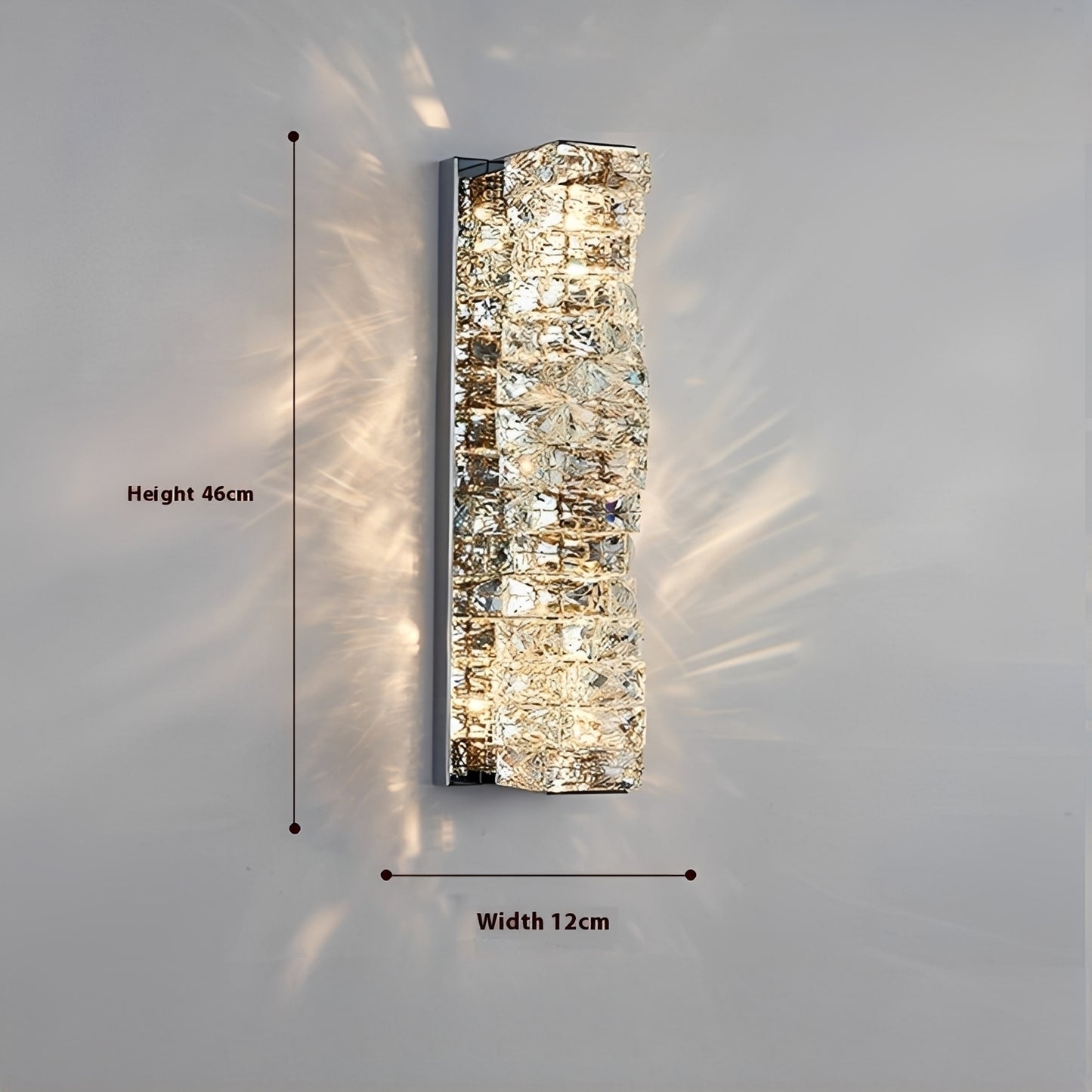 Luxera – Kristall-Wandleuchte