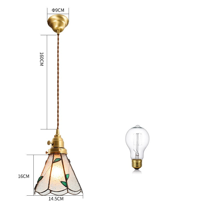 Tiffany – Handgefertigte Glas-Pendelleuchte