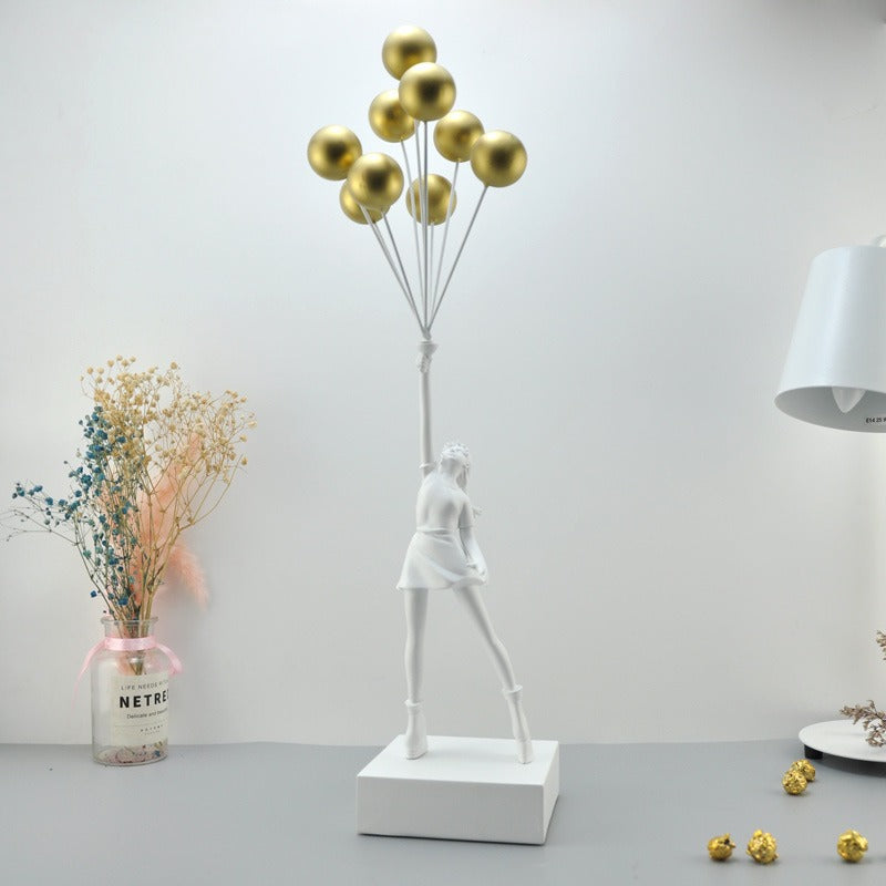 Aveline – Moderne Bubble Girl Skulptur