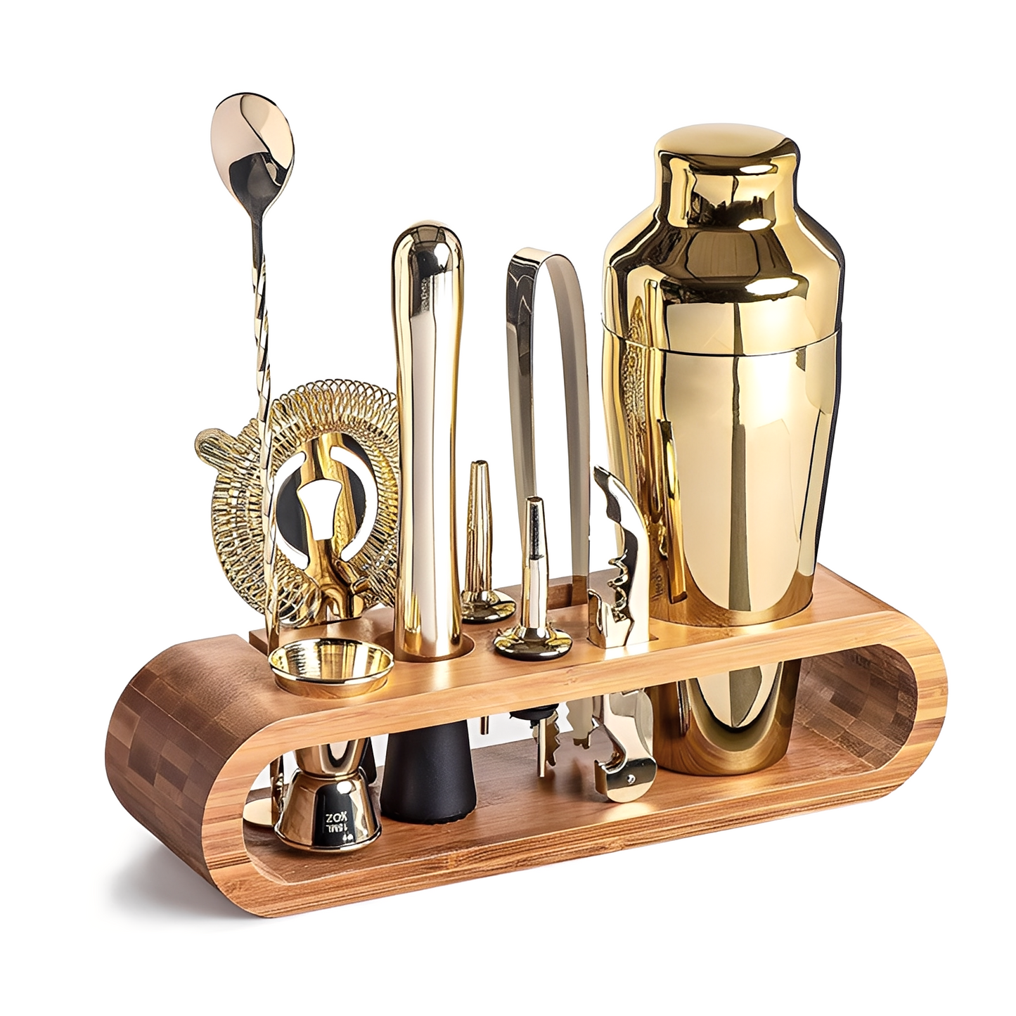 Luis – 10-teiliges Edelstahl Bar-Set