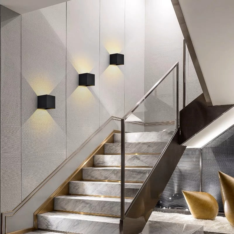 Laika – Wasserdichte Quadrat LED Wandleuchte