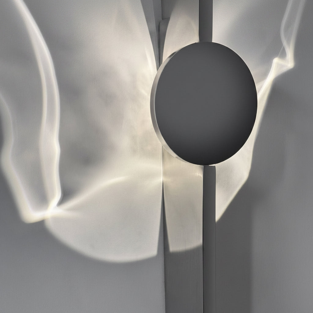 Miyoko – Moderne Gewellte Edelstahl-Wandlampe