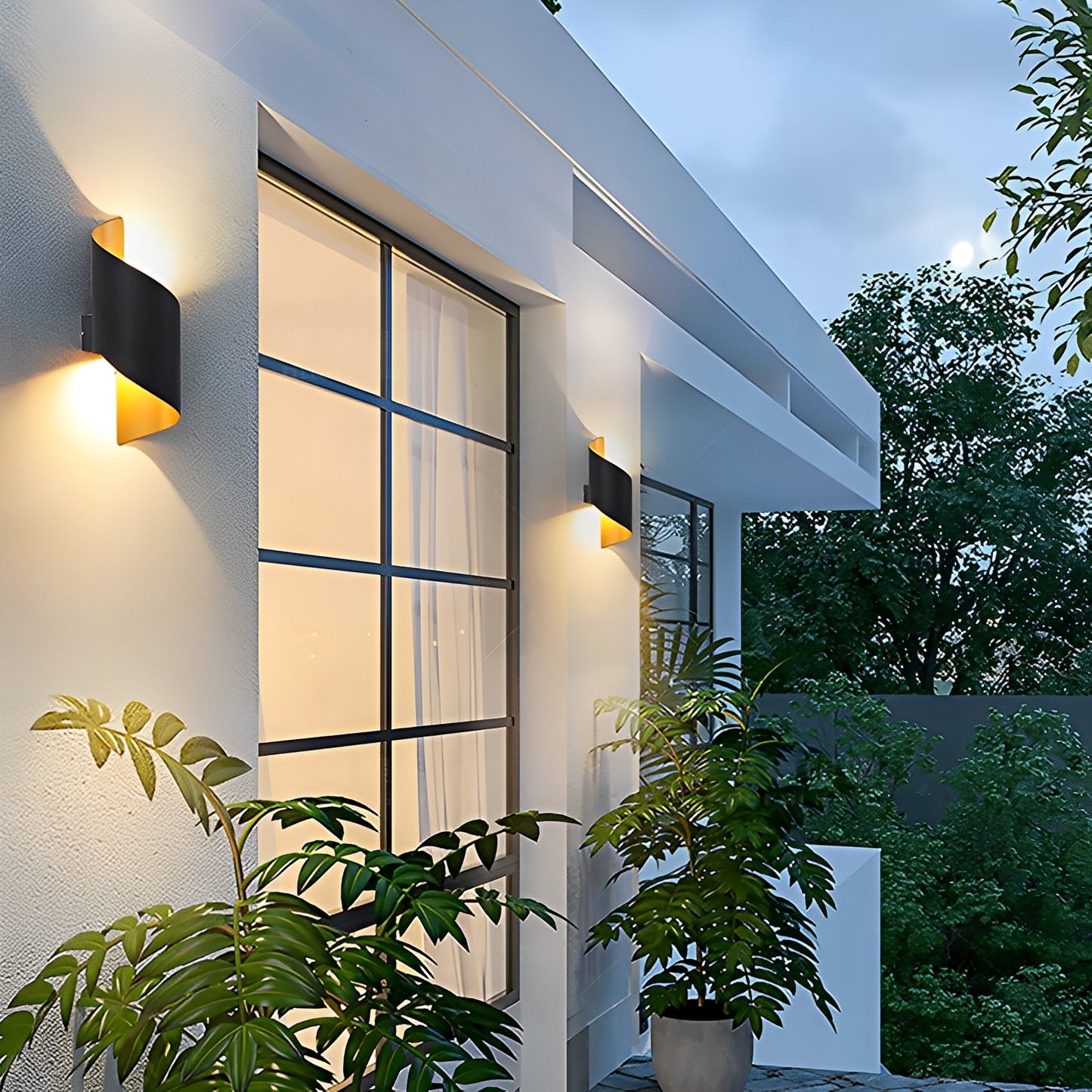 Aris – Moderne LED-Außenwandleuchte