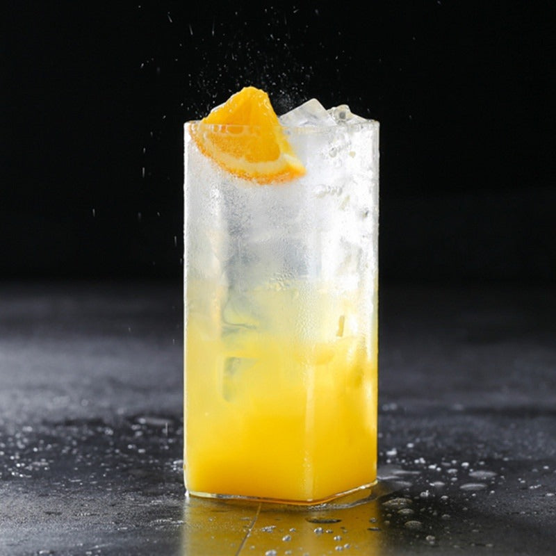 Jacob – Leichtes Quadrat‑Bubble Saft‑Cocktailglas