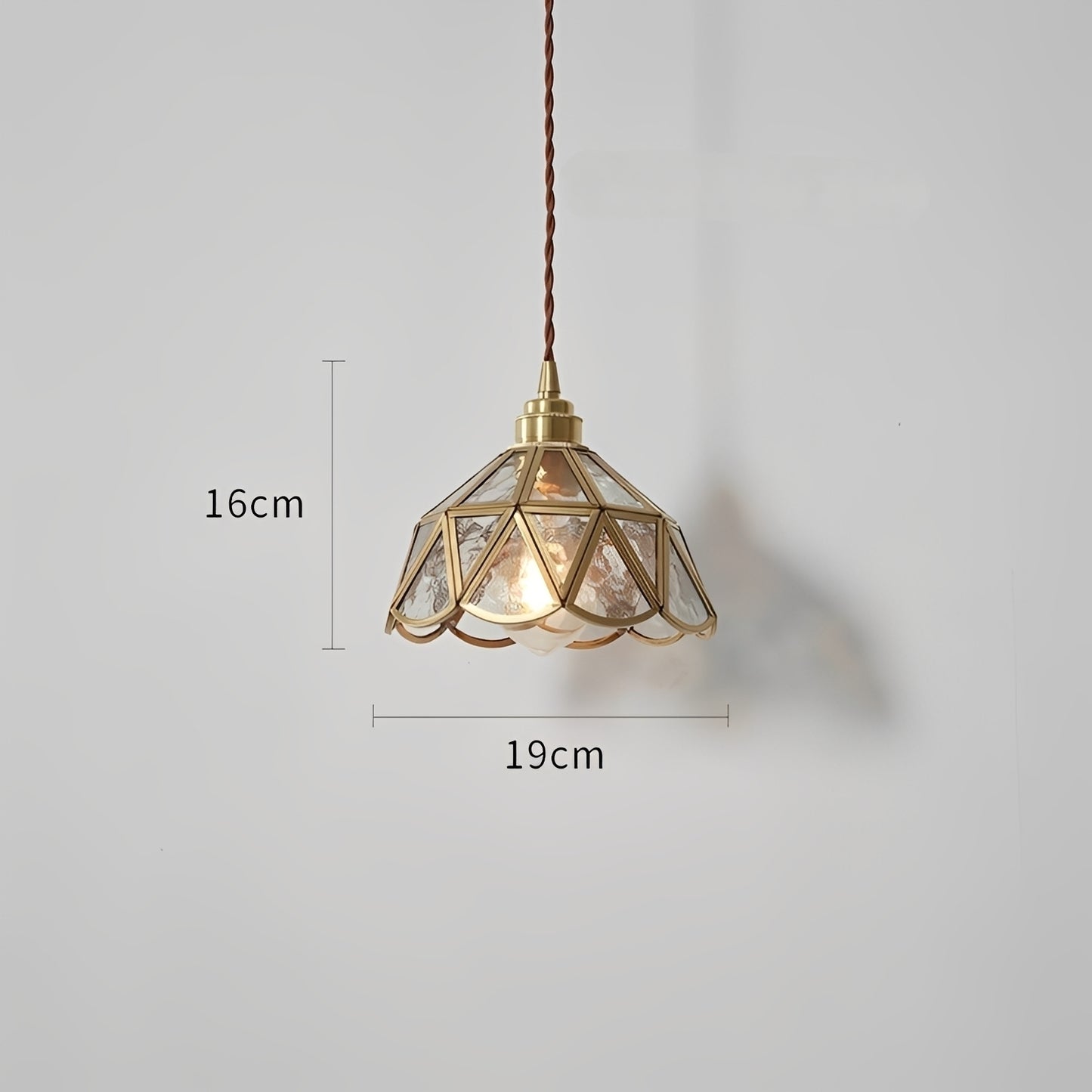 Kohana – Japanische Retro Messing Pendelleuchte