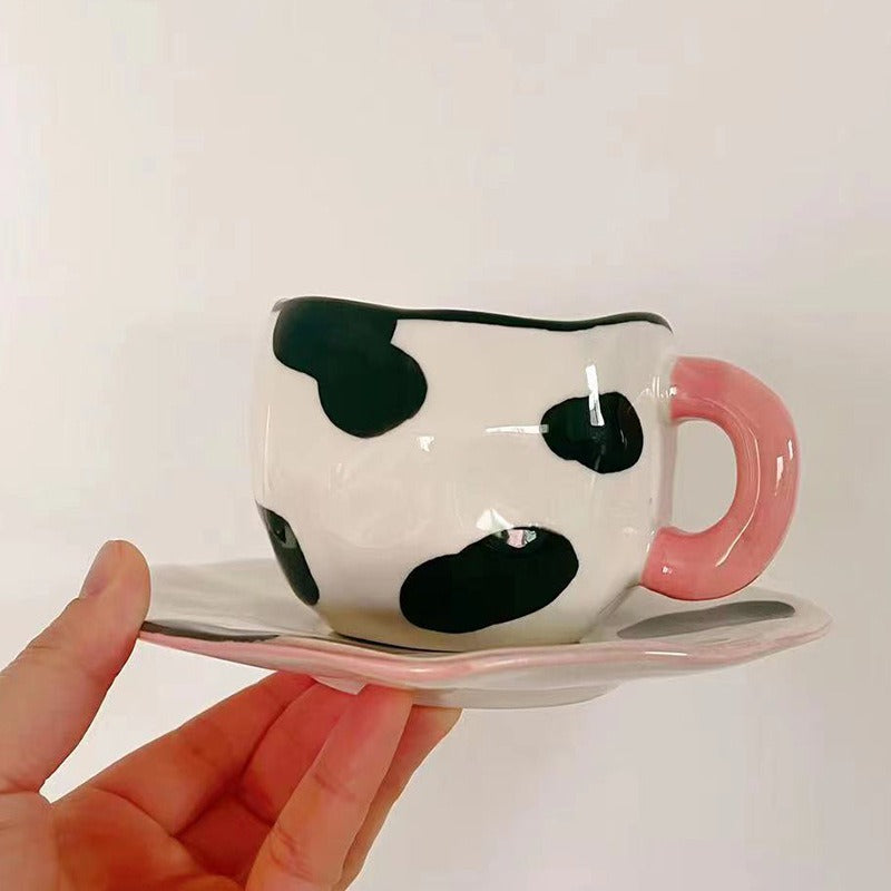 Arielle – Retro Herz Hand Pinch Kaffeetasse