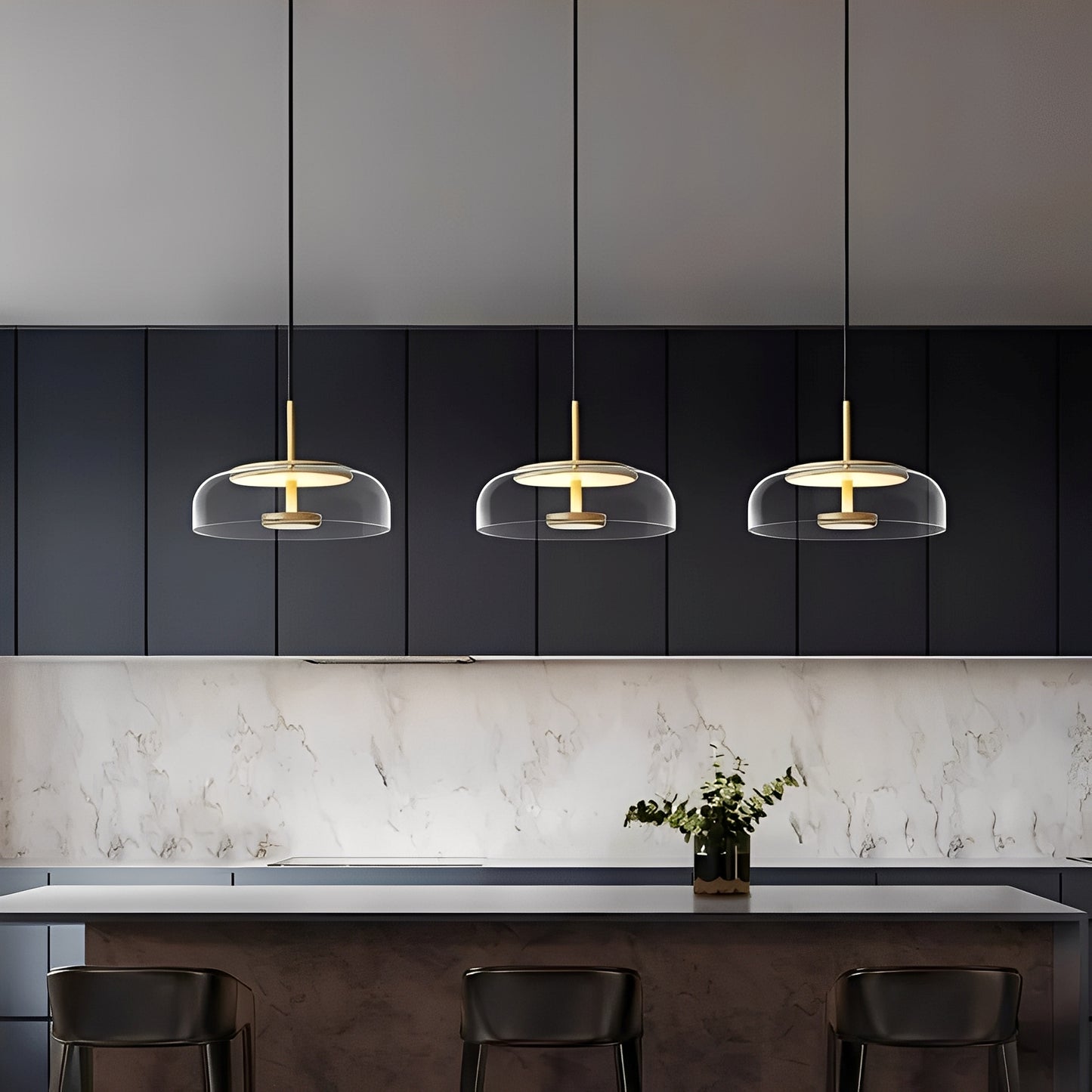 Marlie – Nordische Glas-Pendelleuchte