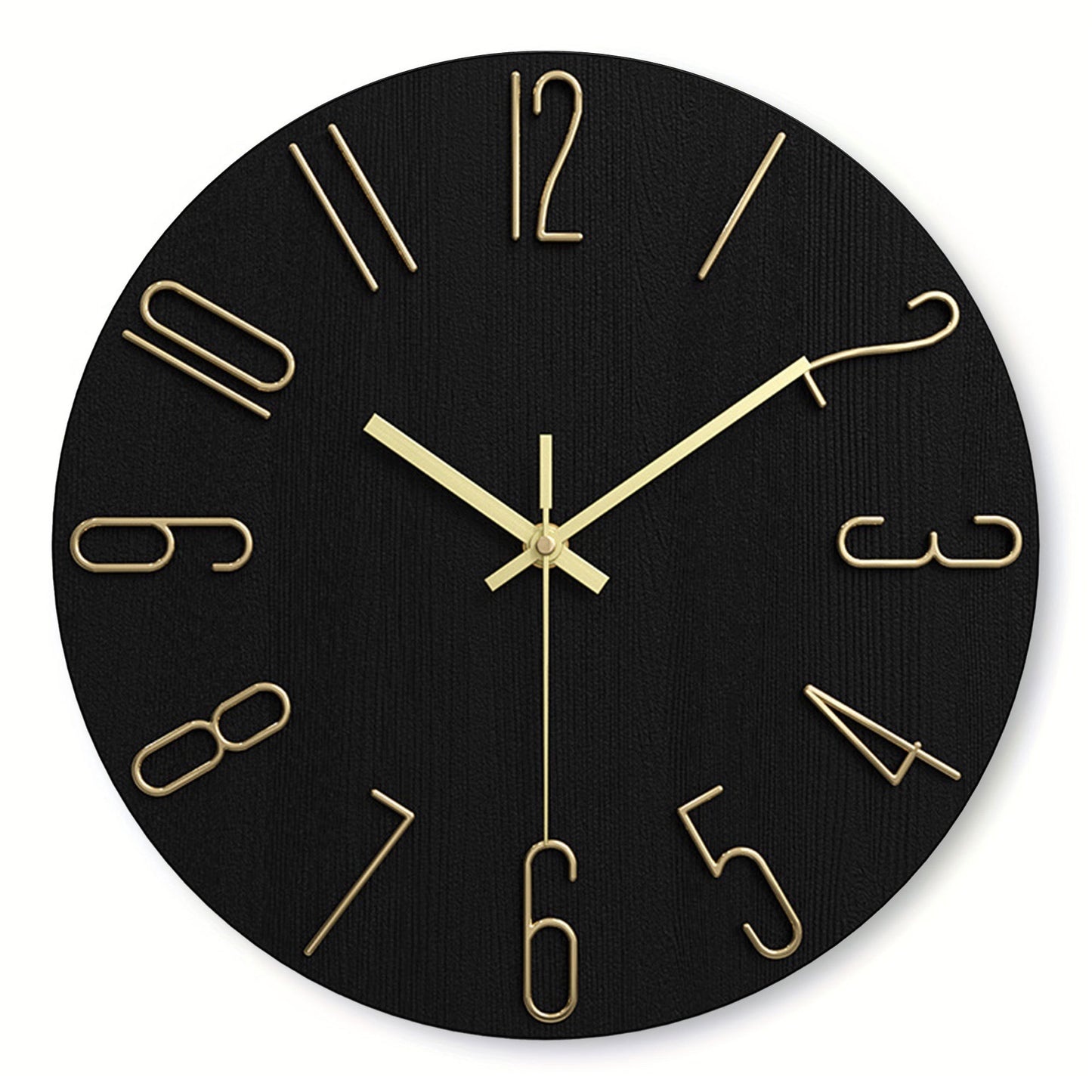 Rustom – 12-Zoll Wanduhr für Wohnzimmer