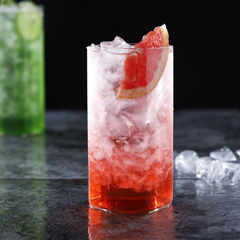 Jacob – Leichtes Quadrat‑Bubble Saft‑Cocktailglas