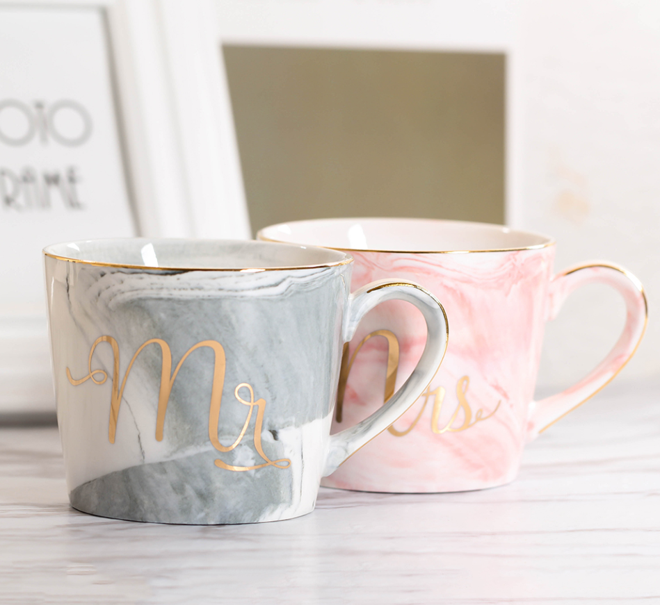 Maris – Nordische Marmorierte Keramiktasse