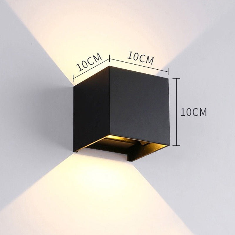 Laika – Wasserdichte Quadrat LED Wandleuchte