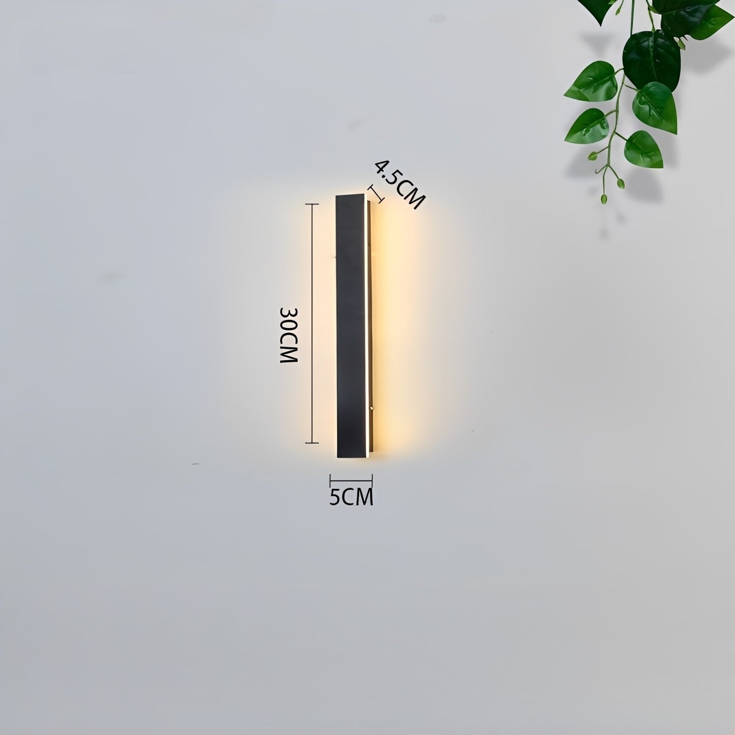 Stria – Minimalistische LED-Außenwandleuchte