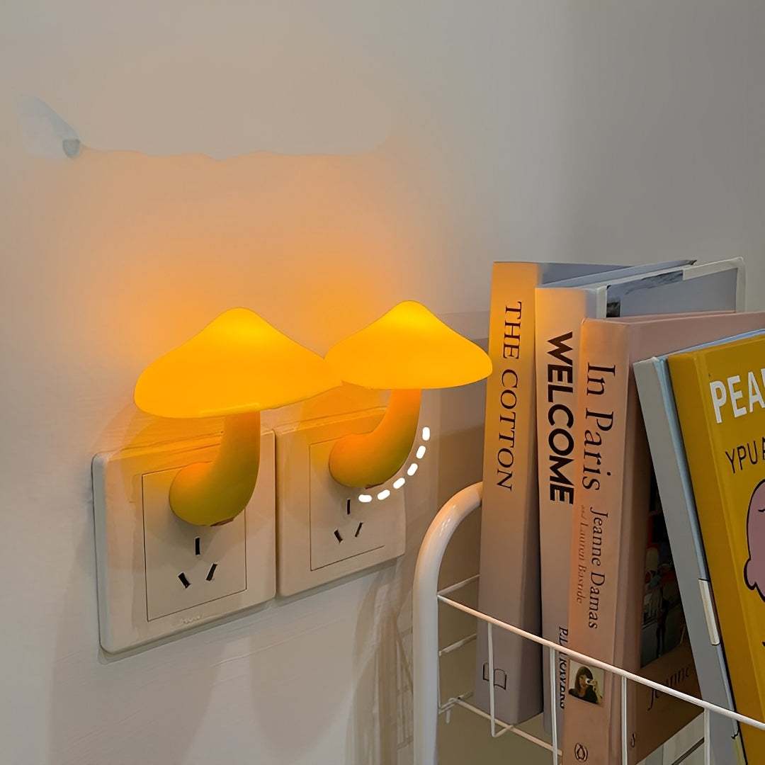 Mushin – Kleines LED-Nachtlicht in Pilzform