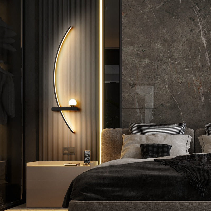 Kage – Nordic Lineare LED-Wandleuchte