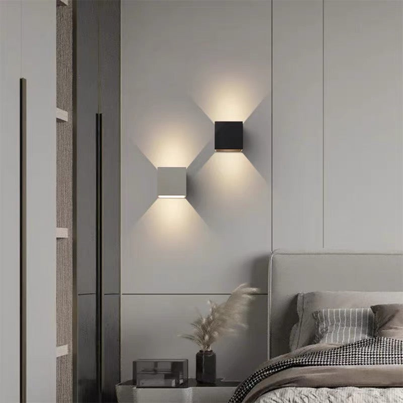 Laika – Wasserdichte Quadrat LED Wandleuchte